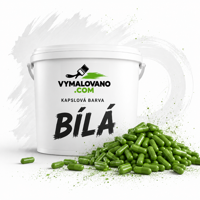 Kapsle bílá