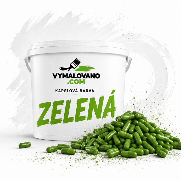Kapsle zelená