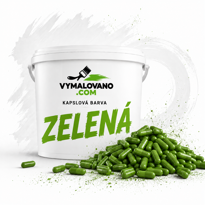 Kapsle zelená
